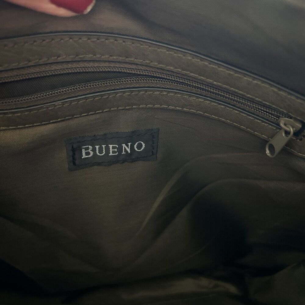 Bueno Multi Pocket  Zippered Purse Shoulder Bag Olive Green - Picture 7 of 8